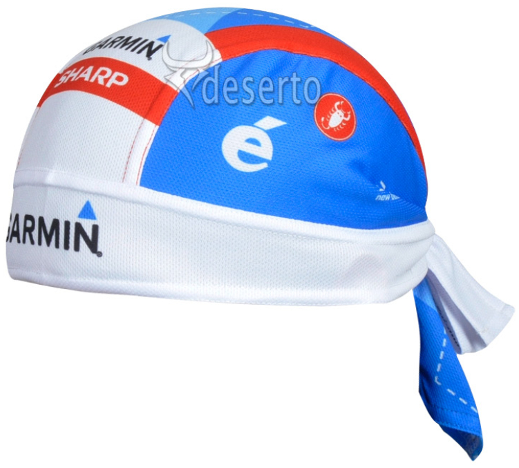 2014 Garmin Bandana ciclismo blanco